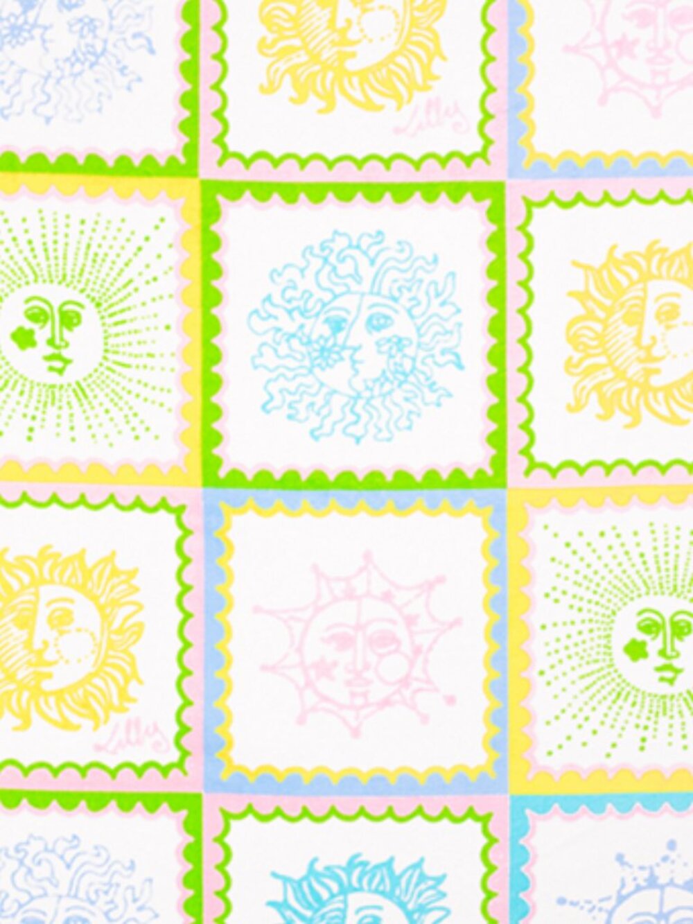 Lilly Pulitzer® Sun Tiles Home Backpack Cooler & Sun Tiles Beach Towel NWT - Picture 5 of 5